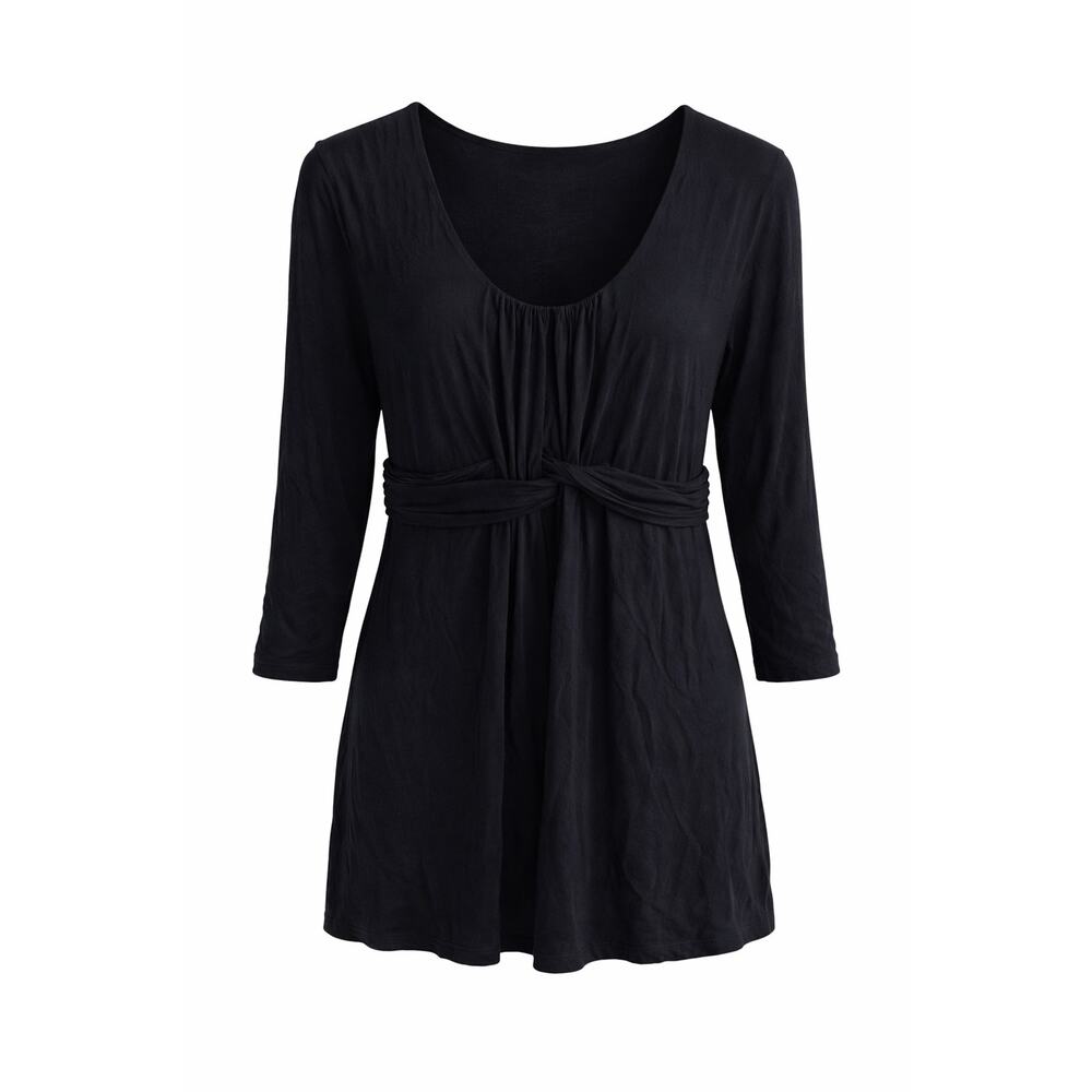 3 for $9 Soma Black V Neck Lounge top Black L Soft